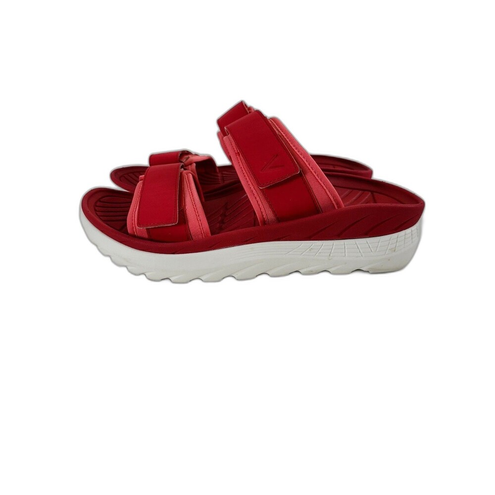 Vionic Renewal Red Recovery Slide Sandals Shoes Size 9 Orthotic